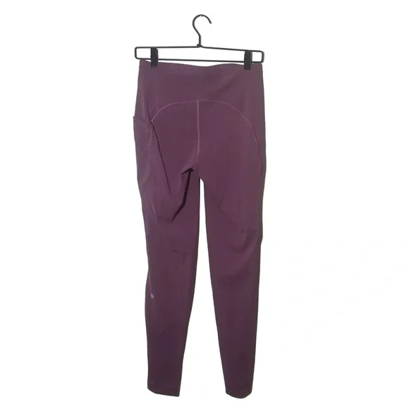 lululemon Swift Speed High-Rise Tight 28" Size 8 Vintage Plum - Picture 3 of 7